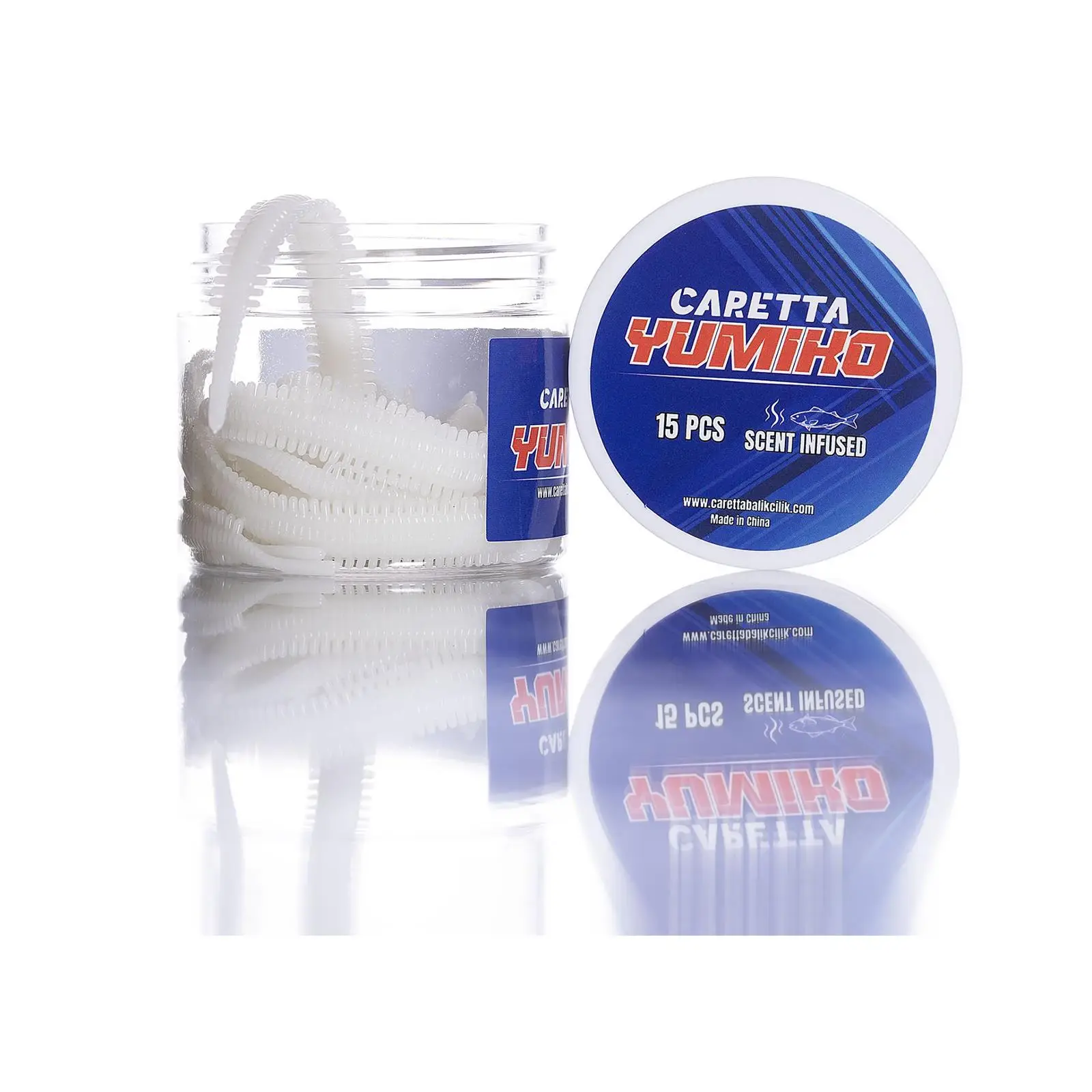 Caretta Yumiko 8cm 15 Adet LRF Yemi - White Glow