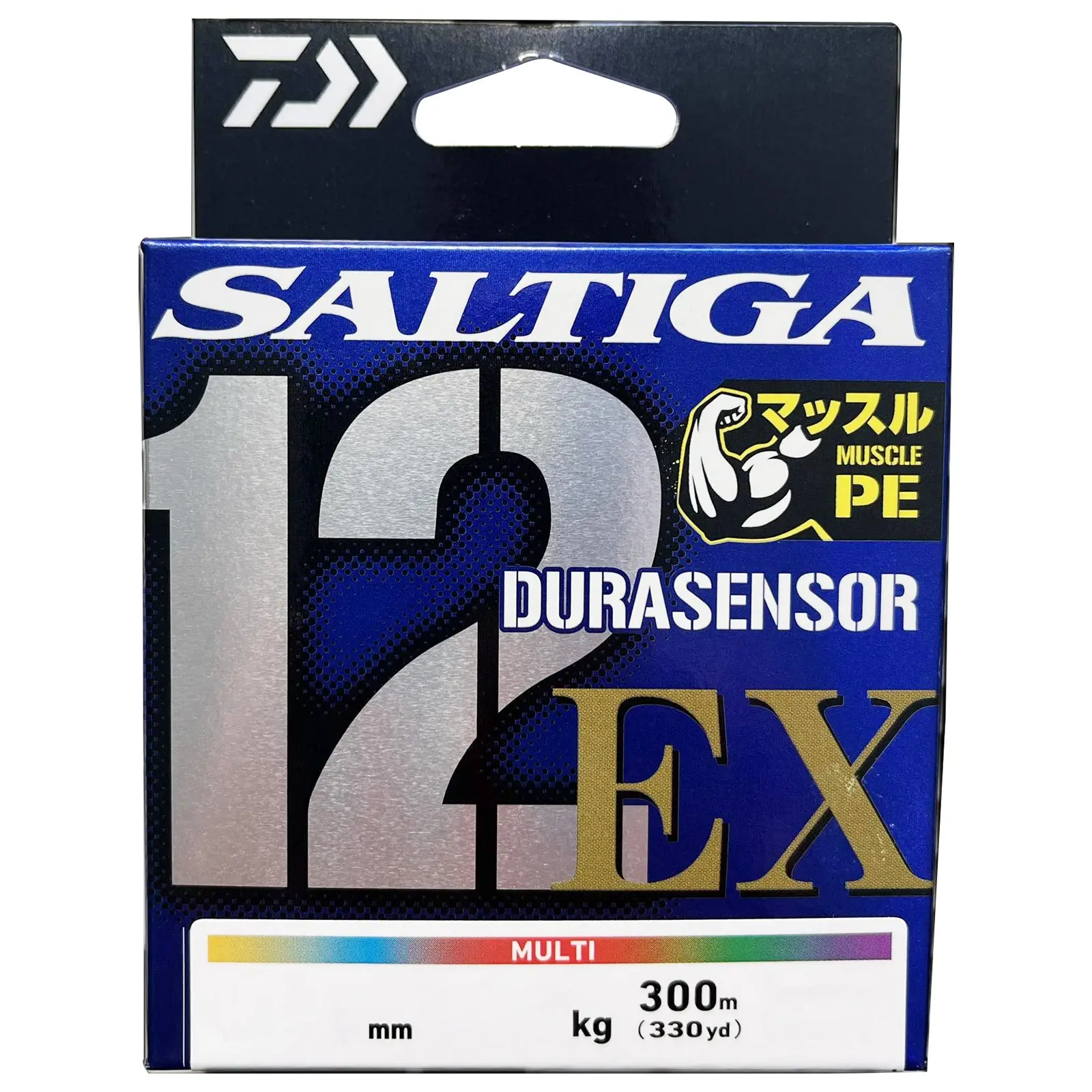 Daiwa Saltiga Durasensor 12EX 300m Multicolor Örgü - İp Misina