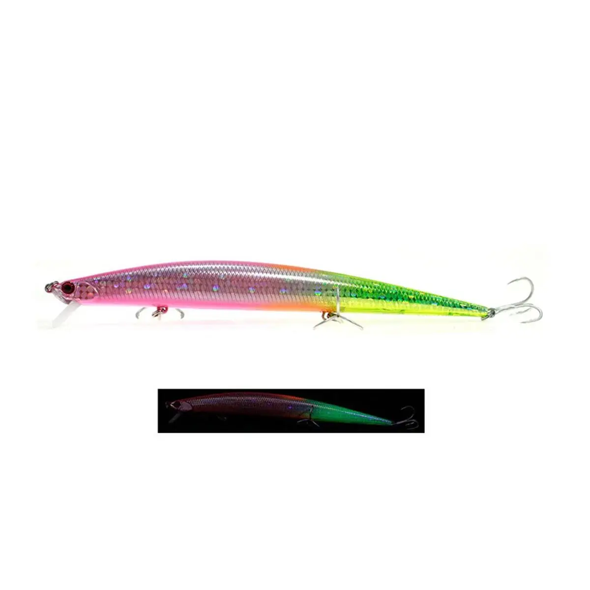 Fujin Flux 140mm 18gr Floating Maket Balık - 182 Double Pink Chart