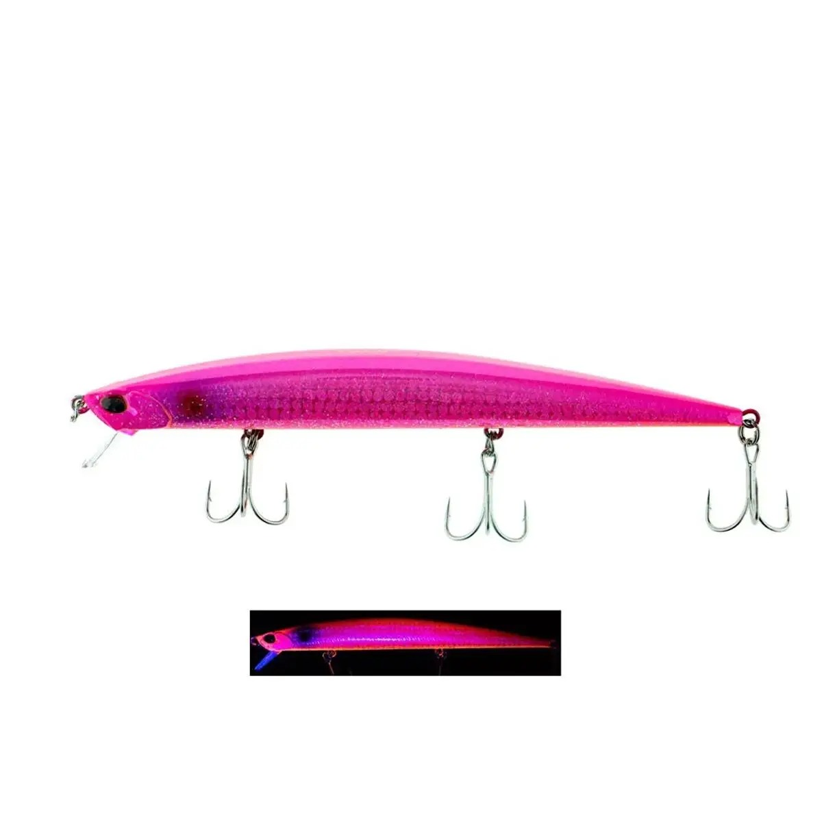 Fujin Flux 140mm 18gr Floating Maket Balık - 208 Hirame Pink