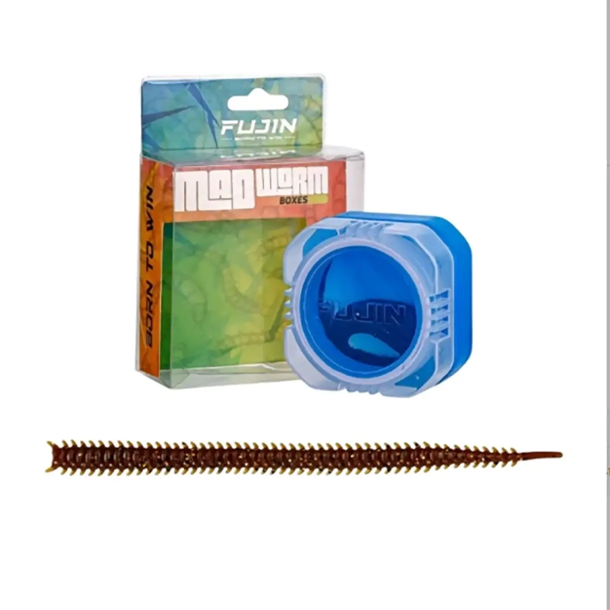 Fujin Mad Worm 9cm 10 Adet LRF Silikonu - Motor Oil
