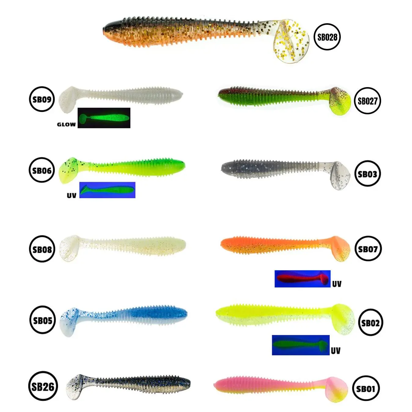 Fujin Round Bait 100mm Silikon Balık