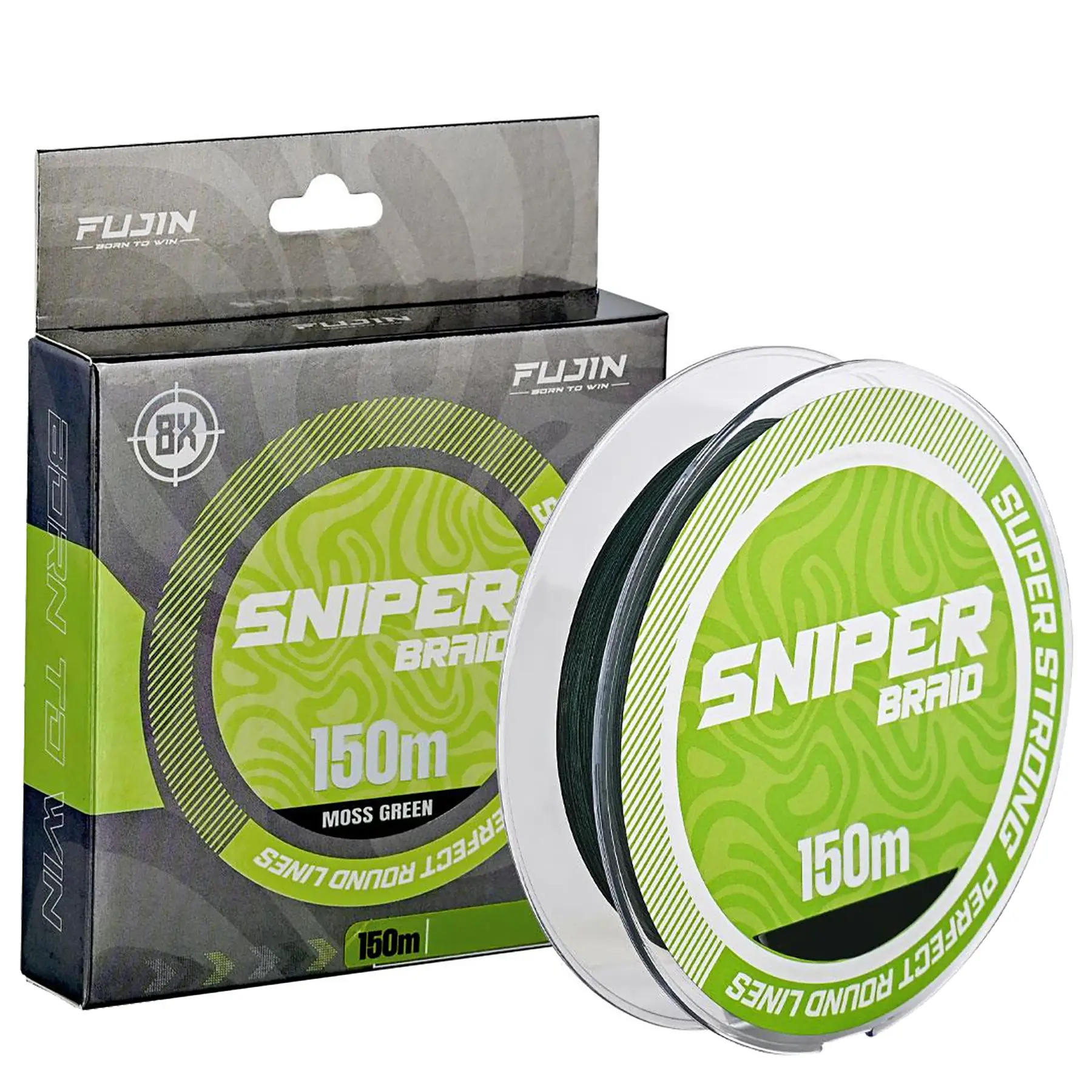 Fujin Sniper 8X 150Mt. Moss Green İp Misina