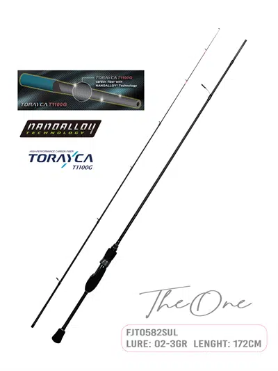 Fujin TheOne 582SUL 172cm 02-3gr LRF (Aji - İstavrit) Olta Kamışı