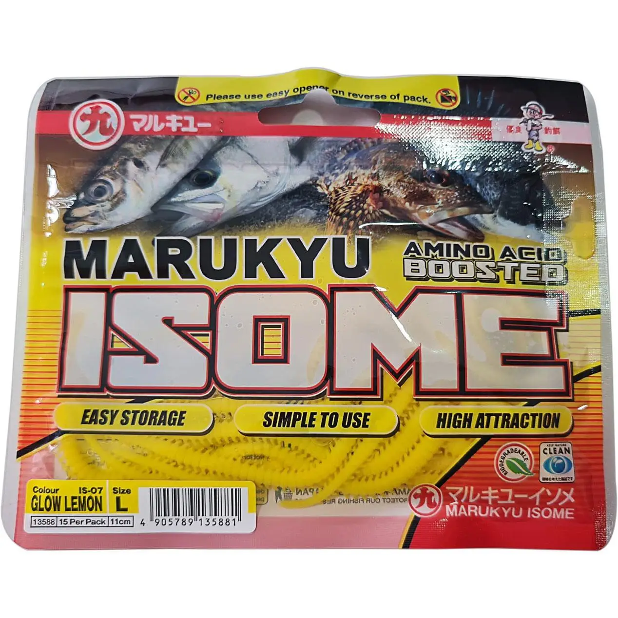Marukyu Isome L Boy 11cm 15 Adet Lrf Yemi - IS-07 Glow Lemon