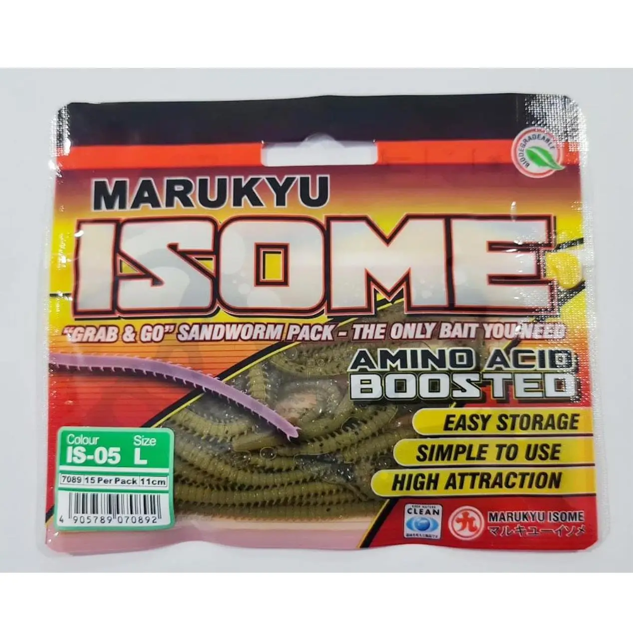Marukyu Isome L Boy 11cm 15 Adet Lrf Yemi - IS-05 Green