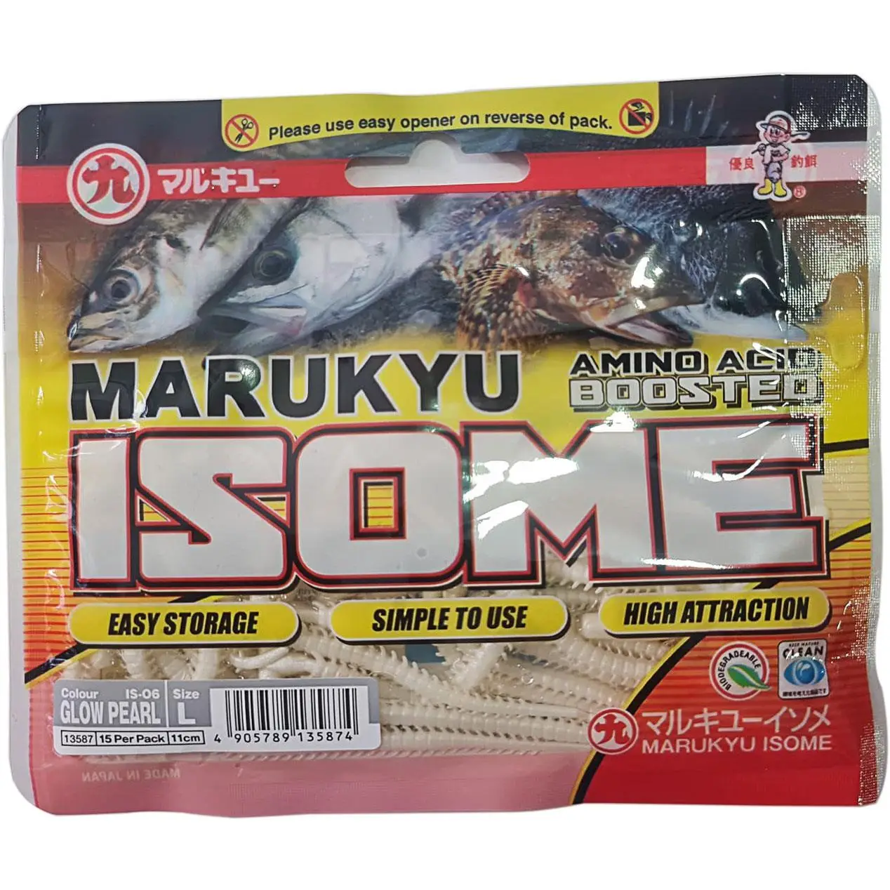 Marukyu Isome L Boy 11cm 15 Adet Lrf Yemi - IS-06 Glow Pearl