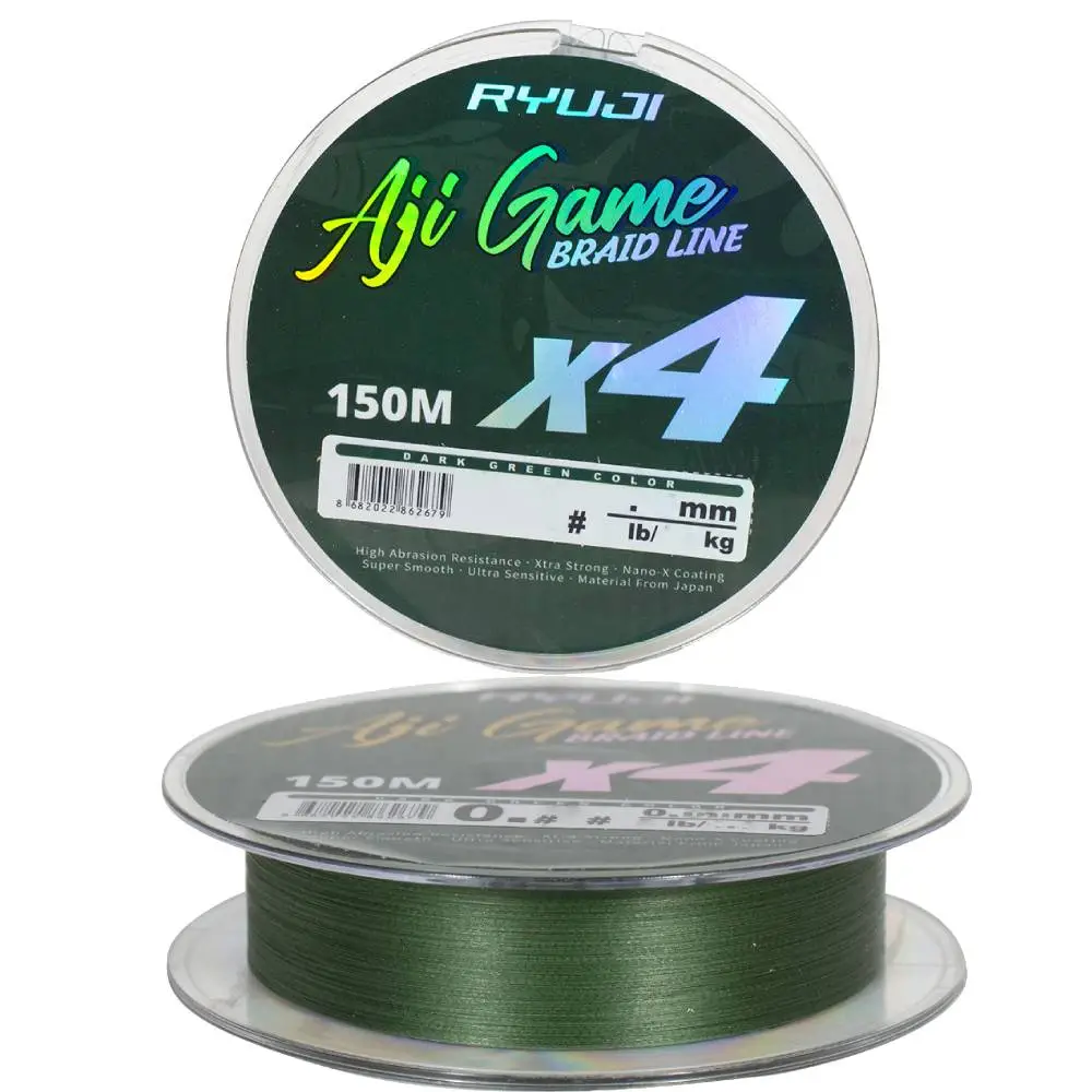 Ryuji Aji Game 4x 150m Dark Green LRF İp Misina