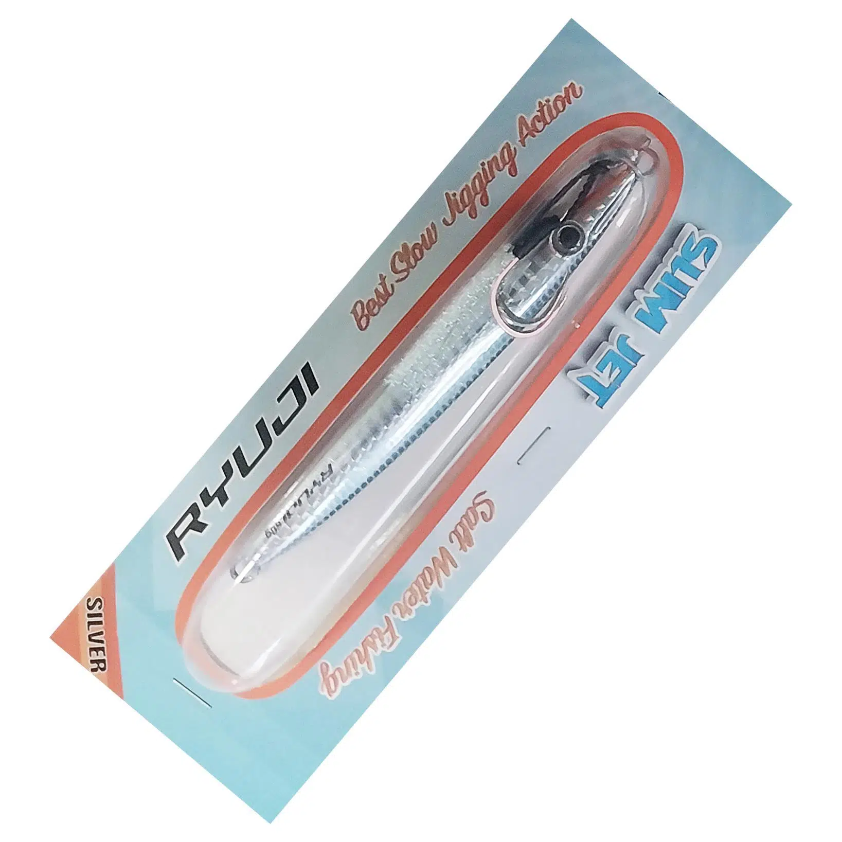 Ryuji Slim Jet 8cm 20gr Metal Jig Yem - Silver