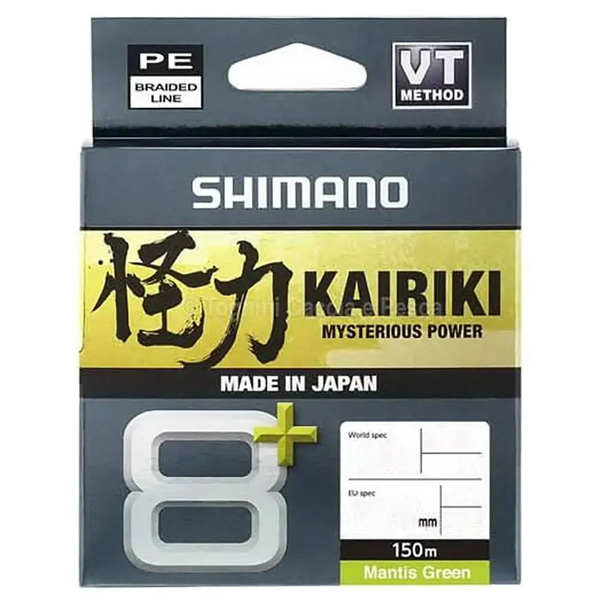 Shimano 24 Kairiki 8+ Plus 150m Mantis Green Örgü Misina